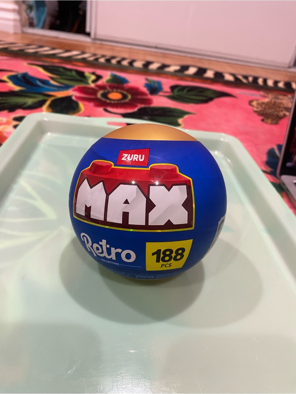 ZURU Max Retro Building Set - Blue & Gold (188 pcs)